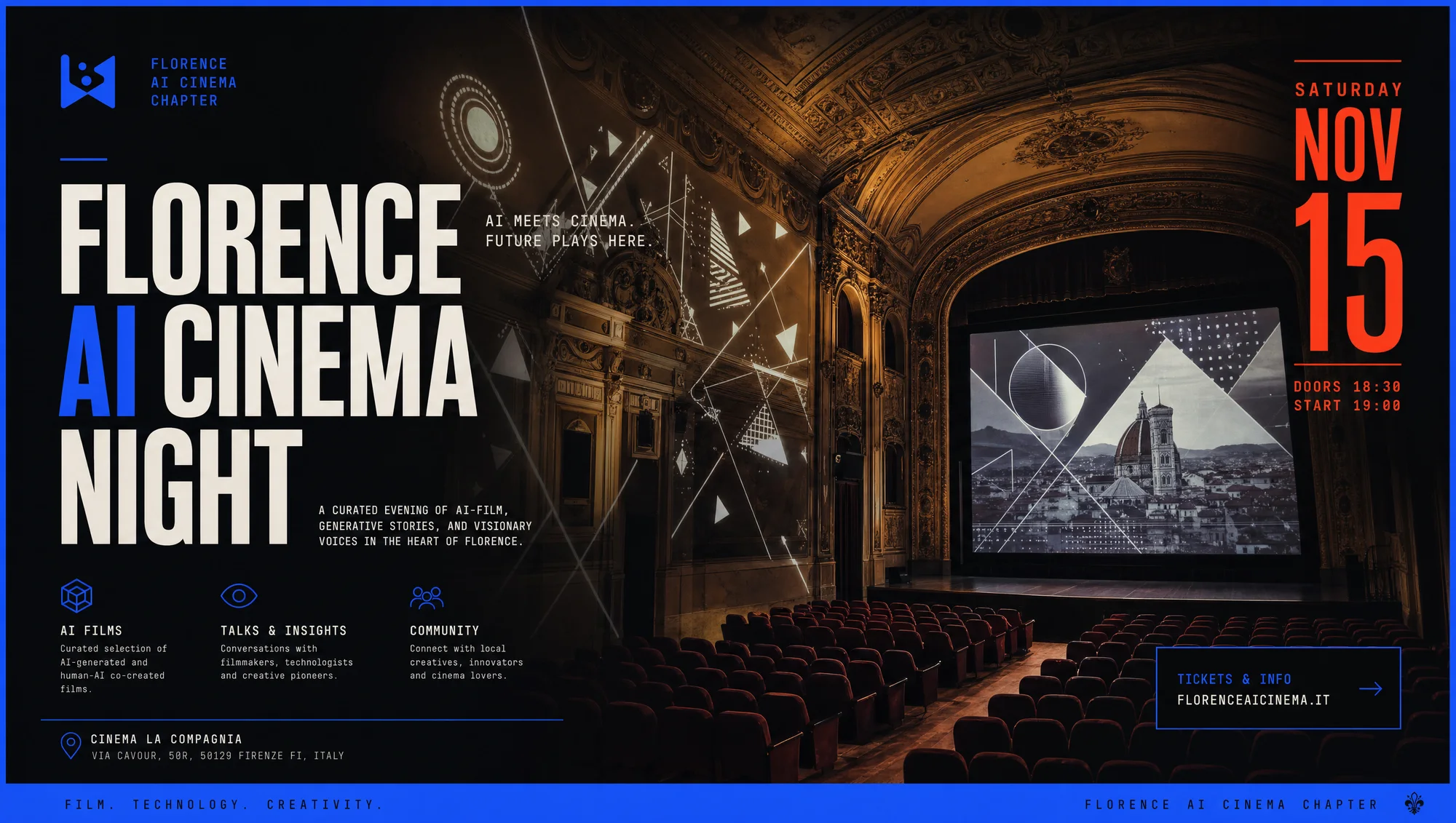 Florence AI Cinema Night — Firenze